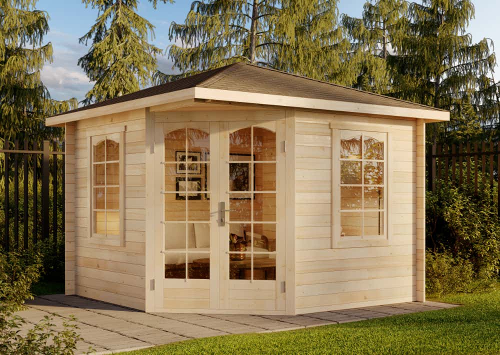 15 % Discount! 5-Eck Gartenhaus Viking 9m² Unkategorisiert online kaufen