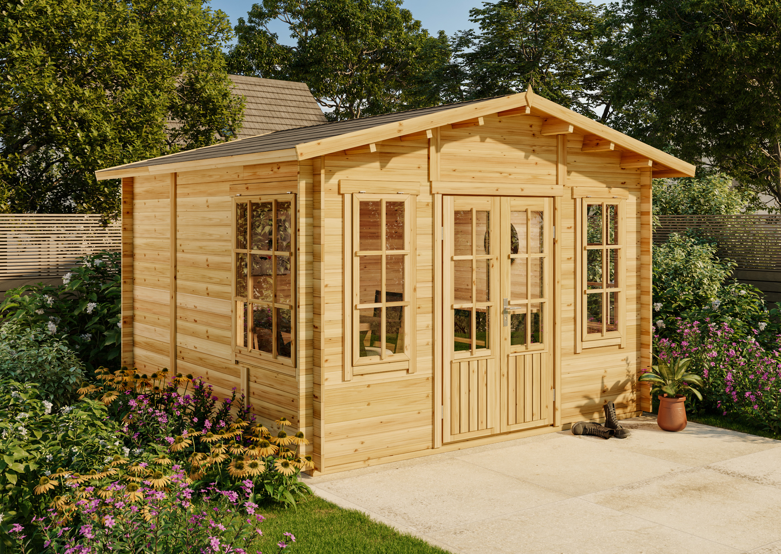 15 % Discount! Gartenhaus Gabriela 350 x 350 cm 16m² Unkategorisiert online kaufen