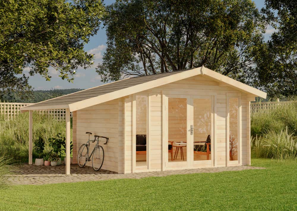 16 % Discount! Gartenhaus Mirko Modern mit Schleppdach 20m² Unkategorisiert online kaufen