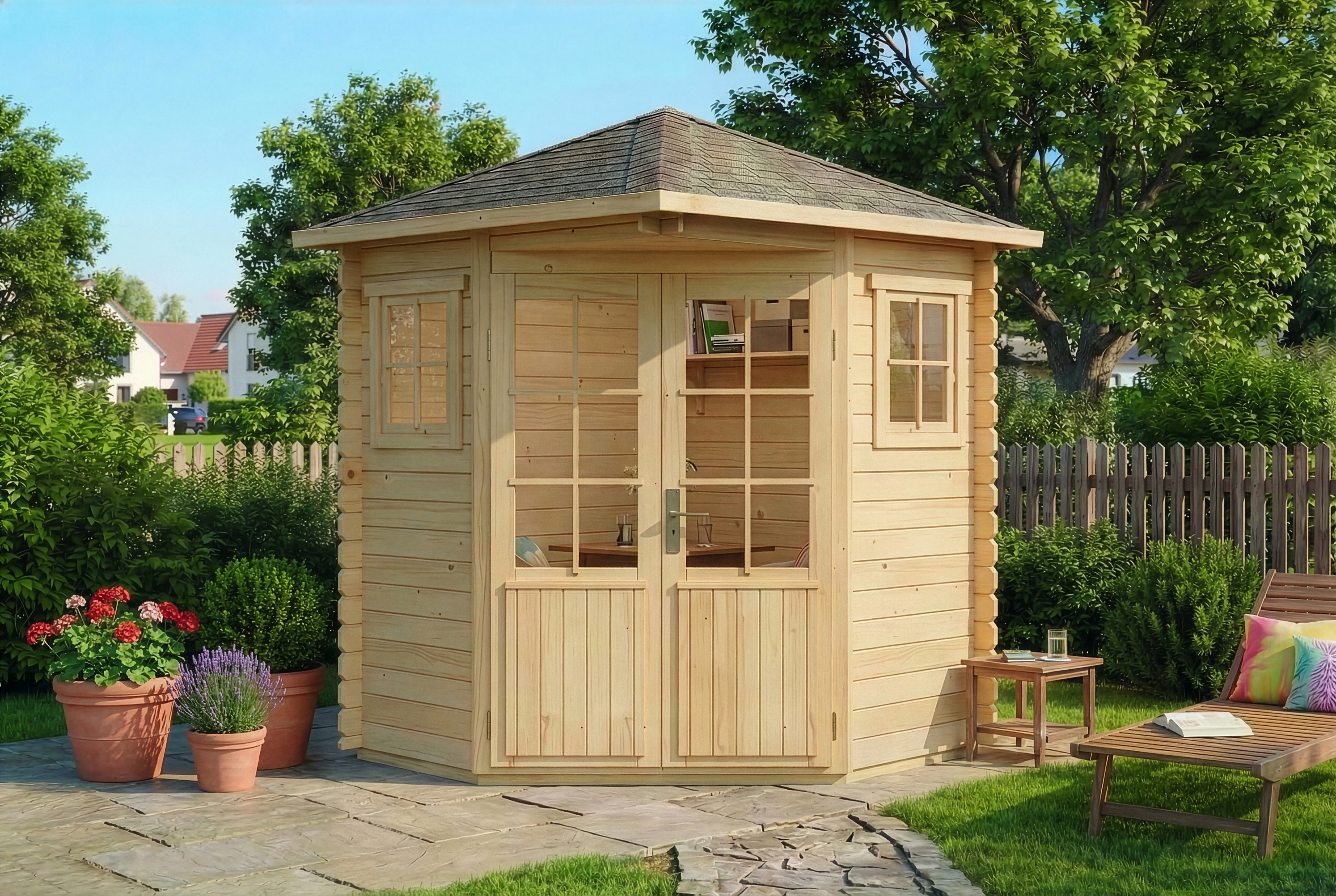 19 % Discount! 5-Eck Gartenhaus Sunny A 4m² Unkategorisiert online kaufen 19 % Discount! 5-Eck Gartenhaus Sunny A 4m² Unkategorisiert online kaufen