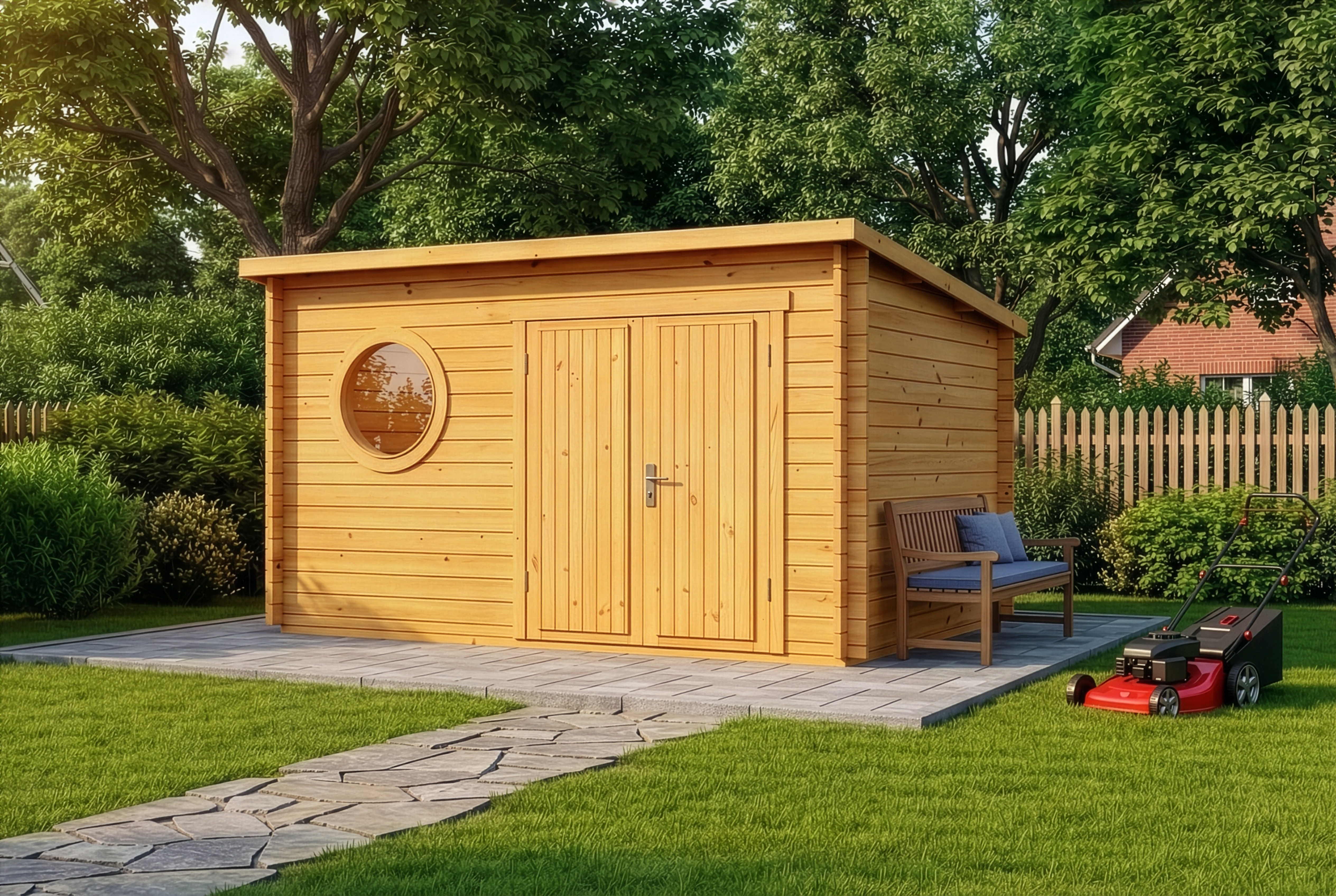 20 % Discount! Gartenhaus Maria Rondo B 12m² Unkategorisiert online kaufen
