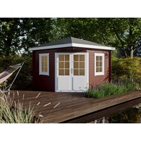 26 % Discount! Fjordholz 5-Eck Gartenhäuschen Modell Evelyn 3A 9m² Unkategorisiert Produktbild