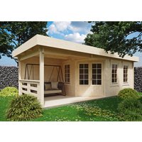 26 % Discount! Fjordholz Gartenhäuschen Modell Nora 44 F Klassik 35m² Unkategorisiert Produktbild