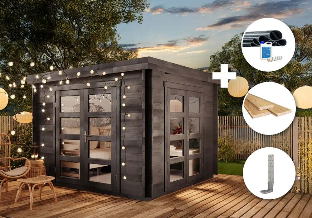 28 % Discount! ECO Set - Gartenhaus Paloma Beach - grau 9m² Unkategorisiert online kaufen 28 % Discount! ECO Set - Gartenhaus Paloma Beach - grau 9m² Unkategorisiert online kaufen