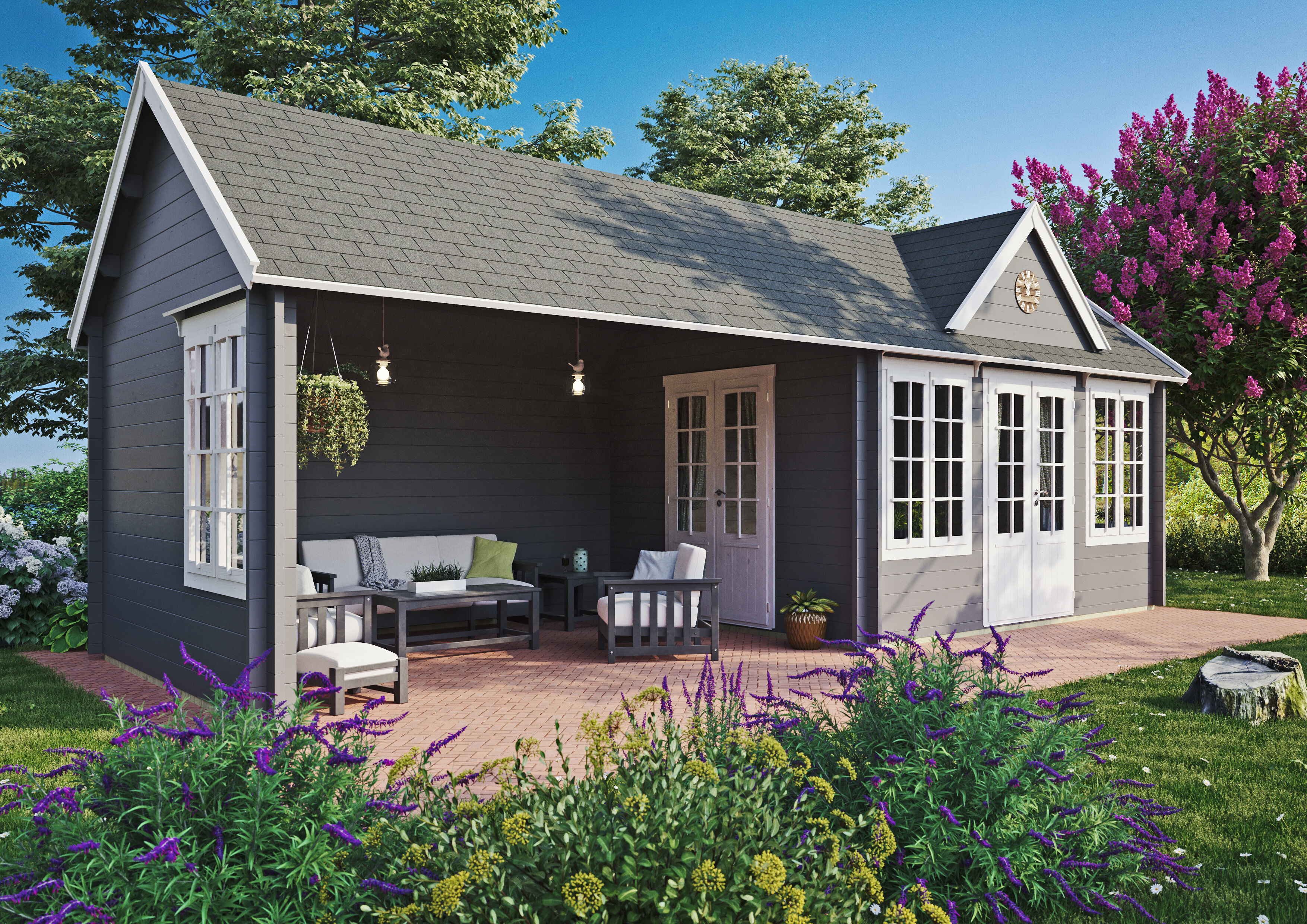 26% Rabatt ✓ 8 × 4 m | Gartenhäuschen Teehaus Westminster 70 Unkategorisiert online kaufen 26% Rabatt ✓ 8 × 4 m | Gartenhäuschen Teehaus Westminster 70 Unkategorisiert online kaufen