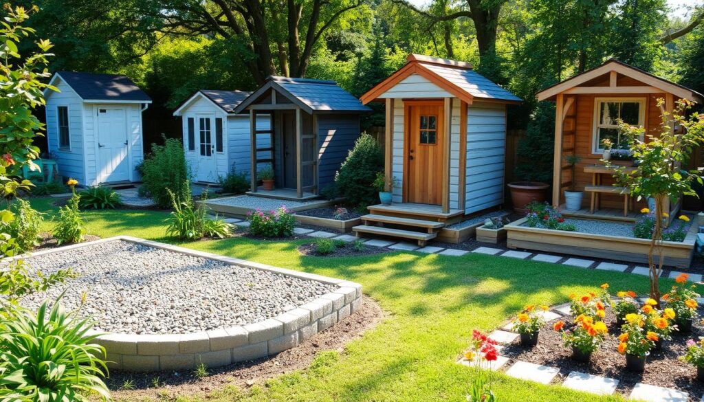 Alternative Fundamentlösungen für Gartenhäuser Alternative Fundamentlösungen für Gartenhäuser