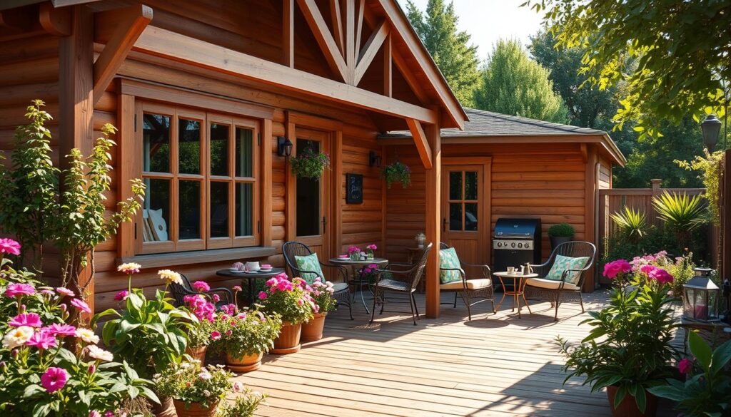 Gartenhäuschen mit Terrasse Design Gartenhäuschen mit Terrasse Design