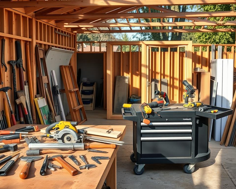 Gartenhaus selbst bauen Werkzeuge Gartenhaus selbst bauen Werkzeuge