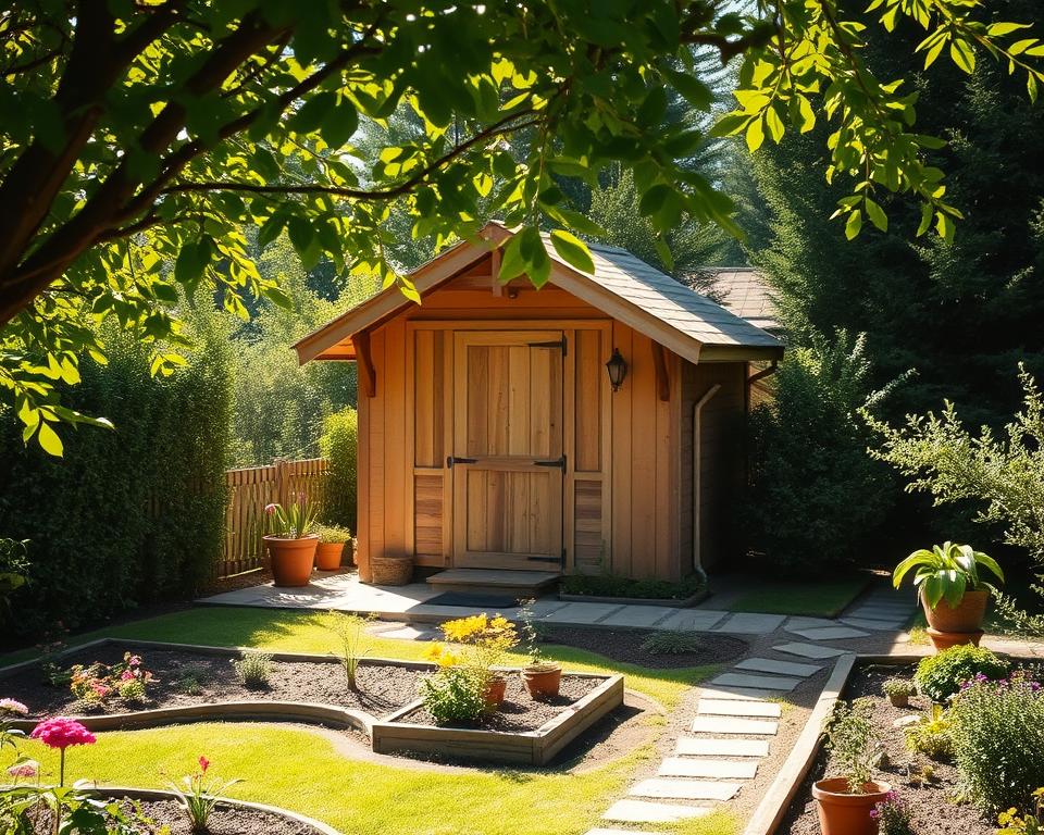 Standort Gartenhäuschen