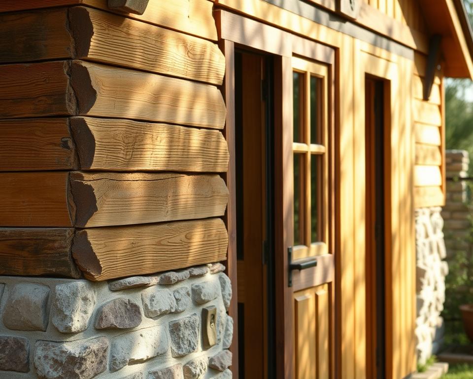 Gartenhaus verkleiden: die besten Materialien