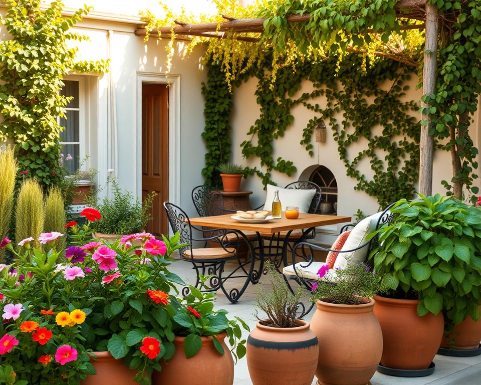 Mediterraner Einrichtungsstil im Gartenhaus Mediterraner Einrichtungsstil im Gartenhaus