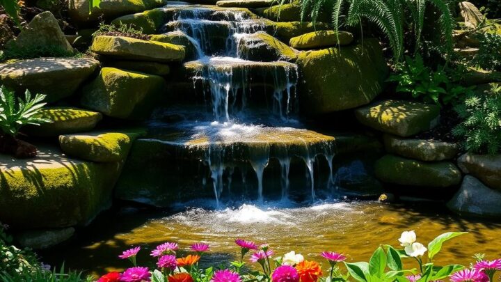 So bauen Sie Ihren Wasserfall Brunnen selber: DIY-Anleitung