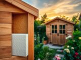 Welche Wandstärke für das Gartenhäuschen? Richtig wählen