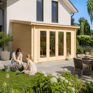 26% Rabatt ✓ 4 × 3 m | Gartenhäuschen Anbau Lounge 44 B | Falttüren | modern Unkategorisiert online kaufen 26% Rabatt ✓ 4 × 3 m | Gartenhäuschen Anbau Lounge 44 B | Falttüren | modern Unkategorisiert online kaufen