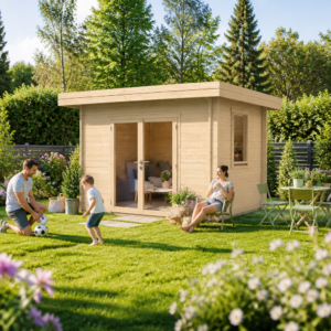 26% Rabatt ✓ 4 × 3 m | Gartenhäuschen Baruda 44 | Flachdach | modern Unkategorisiert online kaufen