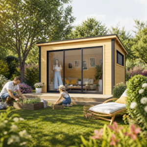 26% Rabatt ✓ 4 × 3 m | Gartenhäuschen Poel-1 | mit Schiebetüren | modern Unkategorisiert online kaufen