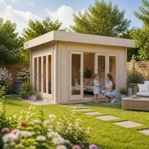 26% Rabatt ✓ 4 × 4 m | Gartenhäuschen Sandra 44 A | Falttüren | modern Unkategorisiert online kaufen