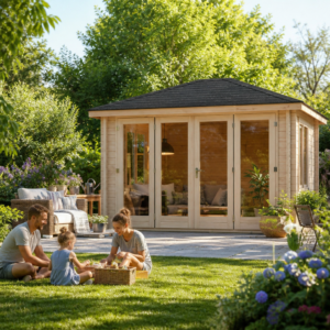 26% Rabatt ✓ 5 × 4 m | Gartenhäuschen Kiano 44 F | Falttüren Unkategorisiert online kaufen