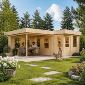 26% Rabatt ✓ 6 × 4 m | Gartenhäuschen Petro | Flachdach | modern Unkategorisiert online kaufen