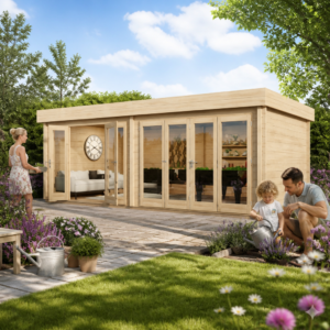 26% Rabatt ✓ 7 × 4 m | Gartenhäuschen Kevin 44 | Flachdach | modern Unkategorisiert online kaufen