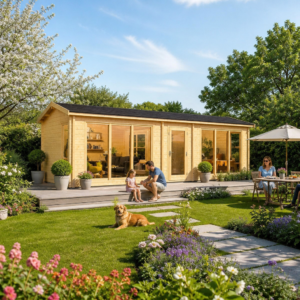 26% Rabatt ✓ 7 × 4 m | Gartenhäuschen Officehouse 44 | Satteldach | klassisch Unkategorisiert online kaufen